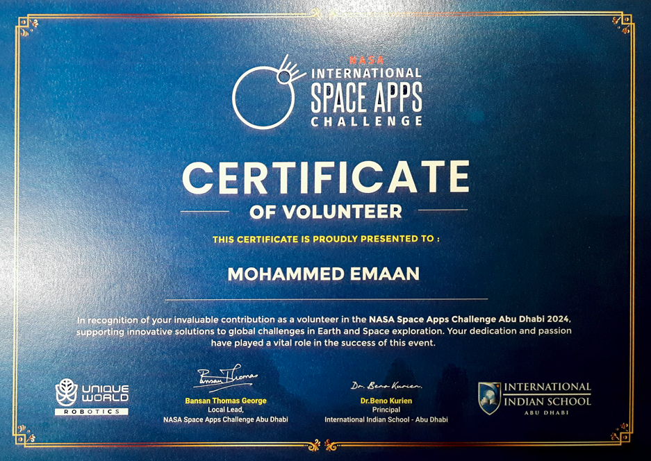 Management Certificate